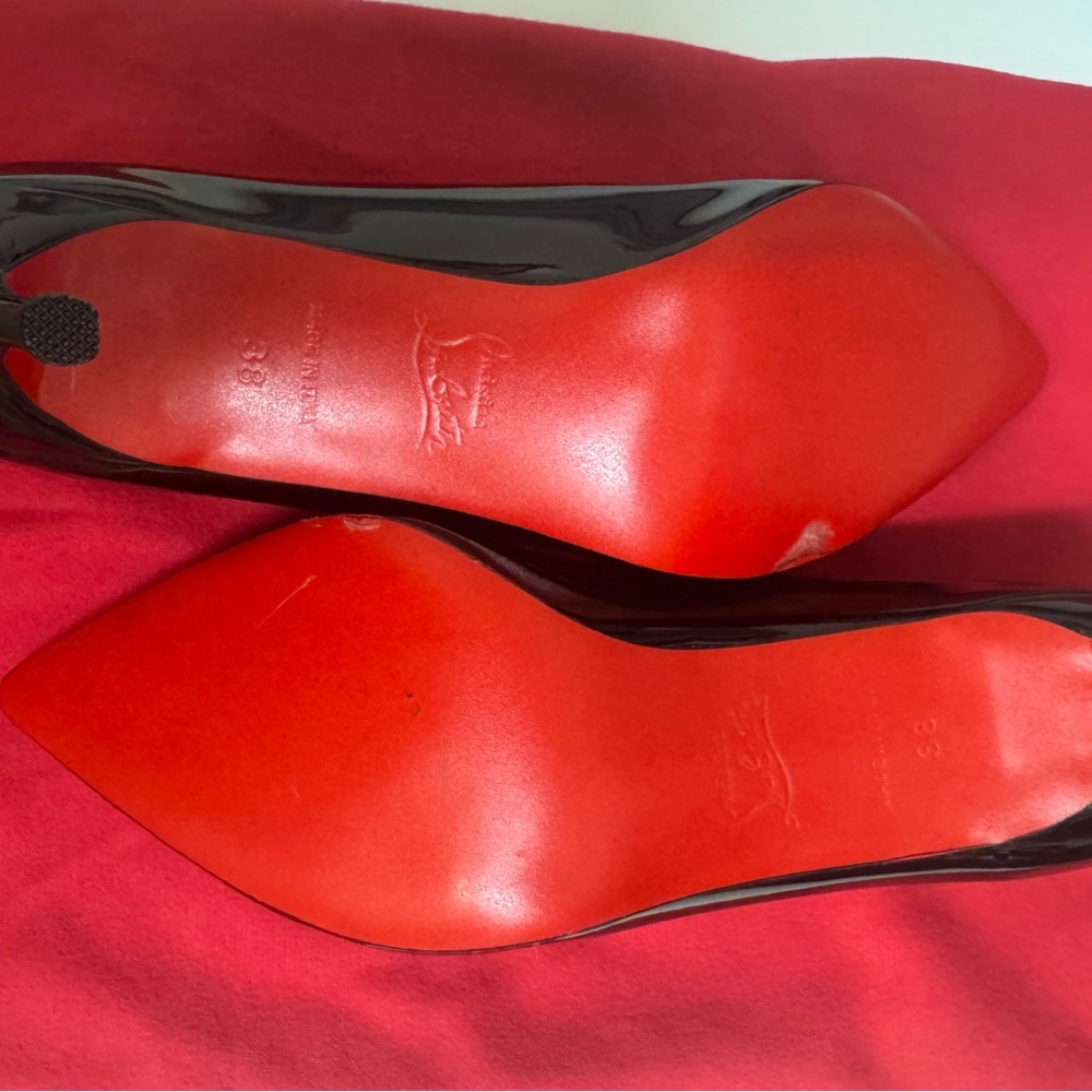 Christian Louboutin Black Heels with Pointed Toe